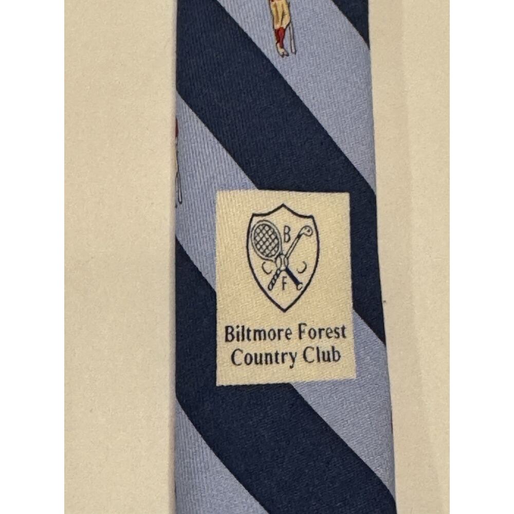 Vineyard Vines Biltmore Forest Country Club Silk Customer Tie Lot Of 2 Asheville - Picture 9 of 13
